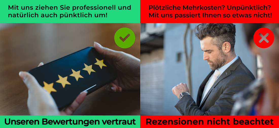 Vertrauen Sie den Bewertungen von Müller Profiumzüge Vertrauen Sie den Bewertungen von Müller Profiumzüge